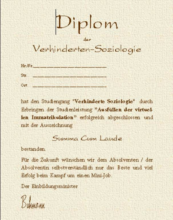 Kleines Trostpflaster fuer verhinderte SoziologInnen